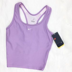lilac nike crop top